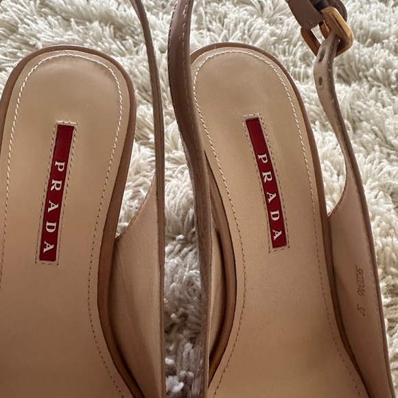 Authentic Prada Vernice Nude Espadrille - Size 37 - Picture 4 of 12